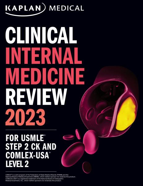 Kaplan Medical Clinical Internal Medicine Review 2023 - آزمون های امریکا Step 2